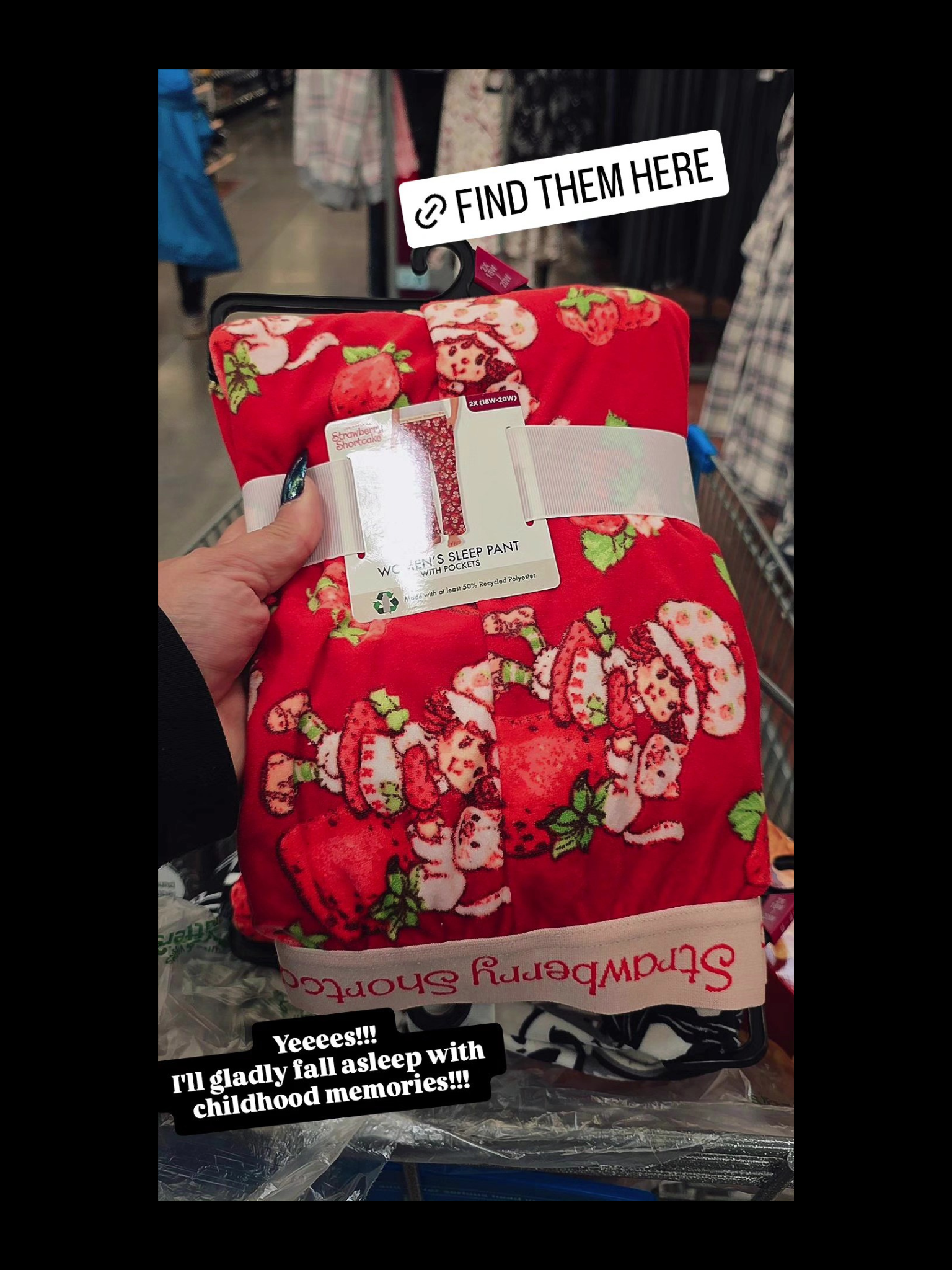 The Strawberry Shortcake Pajama Pants That Brought My Childhood Back