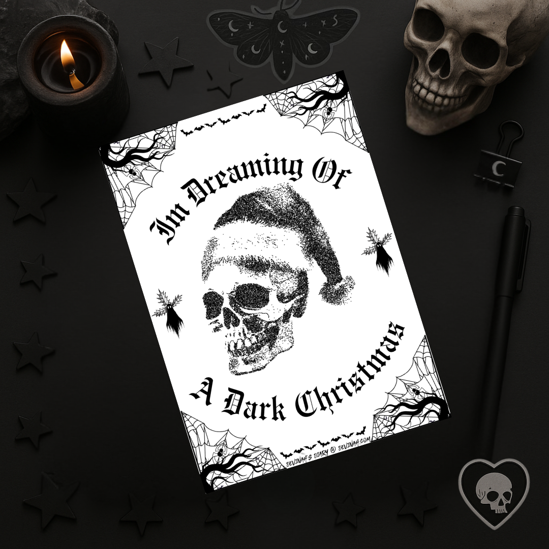 I’m Dreaming of a Dark Christmas – Free Gothmas Planner Dashboard