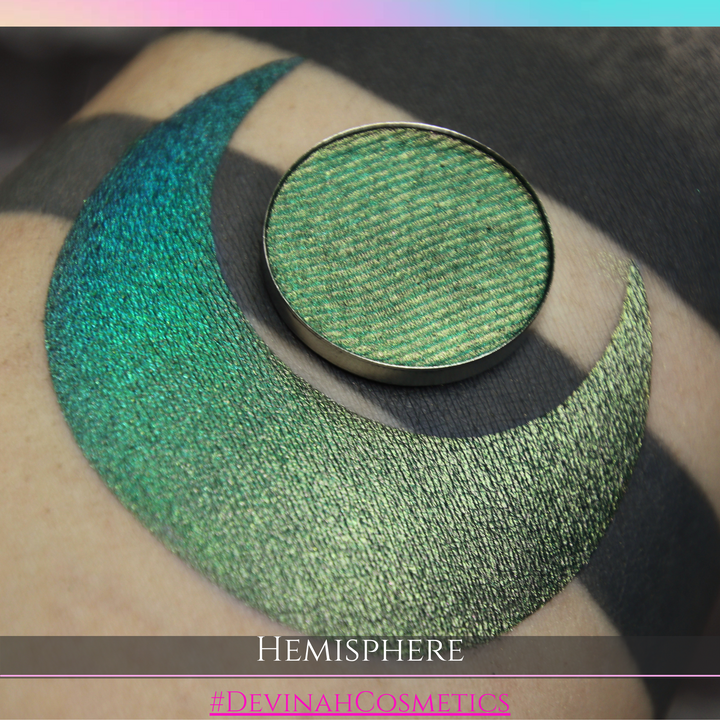 Multichrome multi chrome blue green brown taupe eyeshadow eye shadow