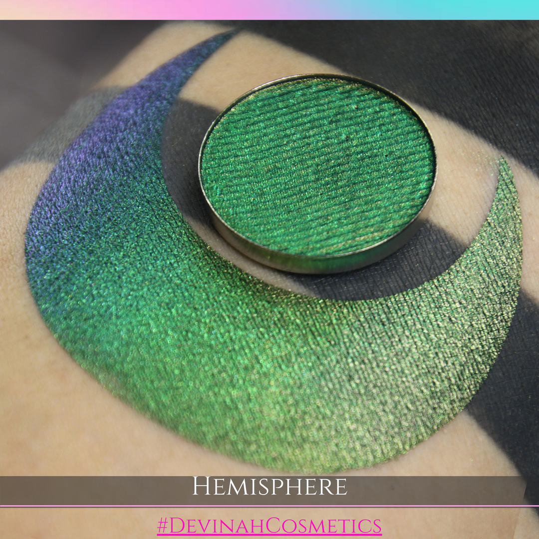 Multichrome multi chrome blue green brown taupe eyeshadow eye shadow