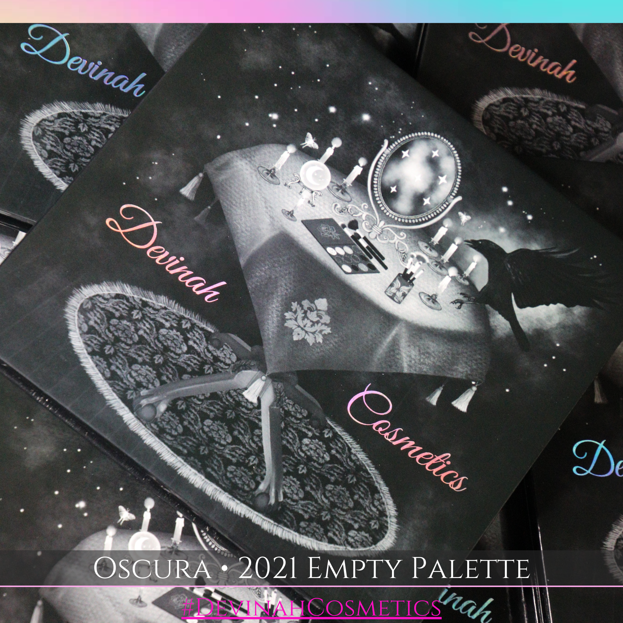 Oscara empty magnetic palette for eyeshadow singles