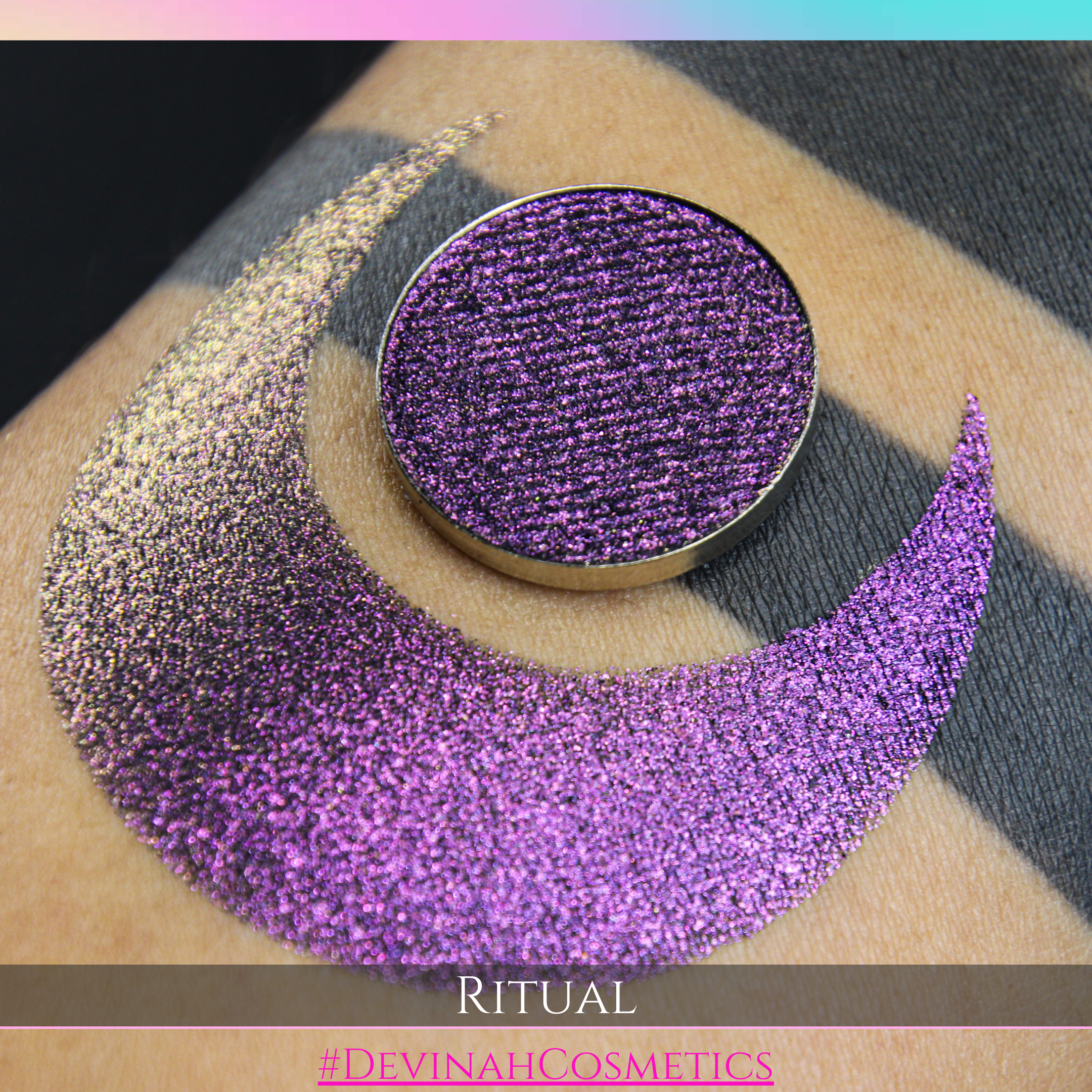 Ritual purple bronze shifting multichrome duochrome eyeshadow
