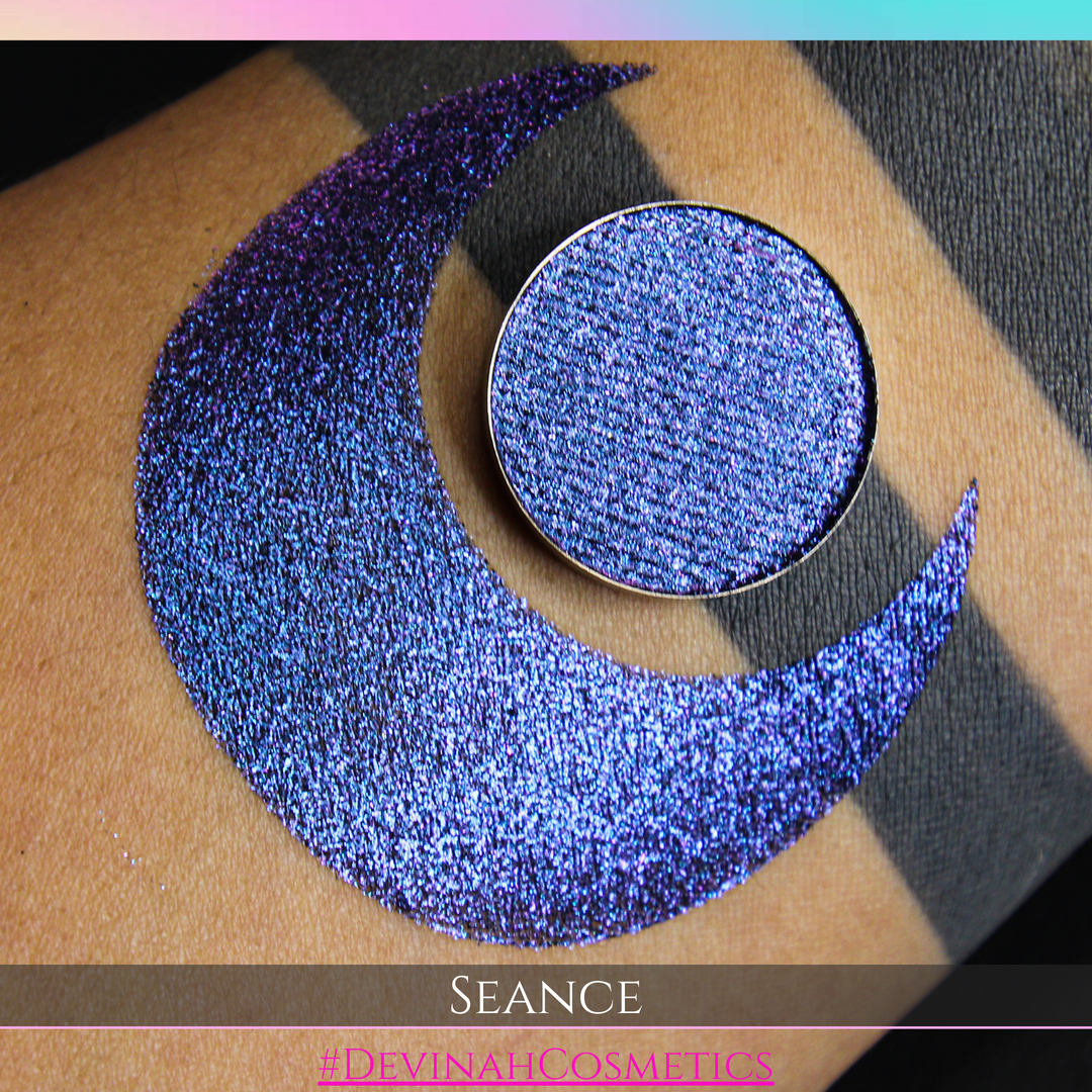 Seance royal blue royal purple shifting duochrome multichrome eyeshadow