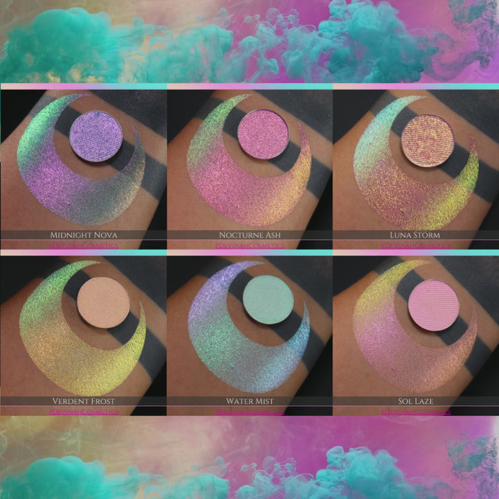 Phantom Orbs velvet sparkles multichrome trichromes triochromes sparkly eyeshadow