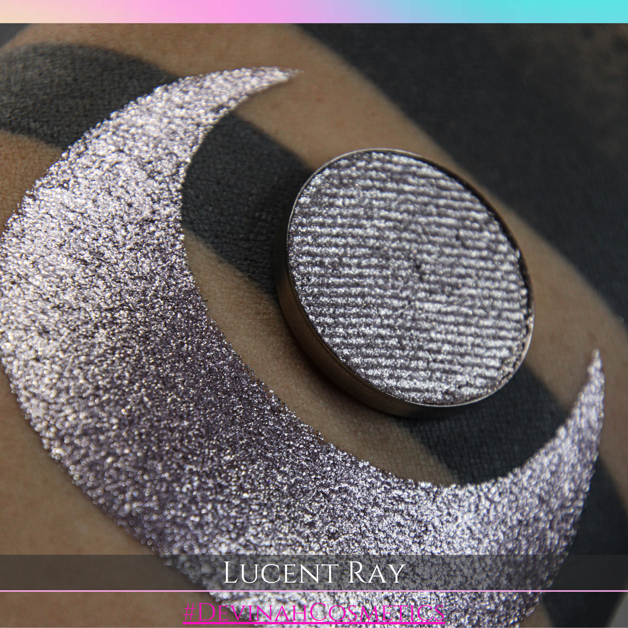 Sparkly lavender soft purple glitter eyeshadow