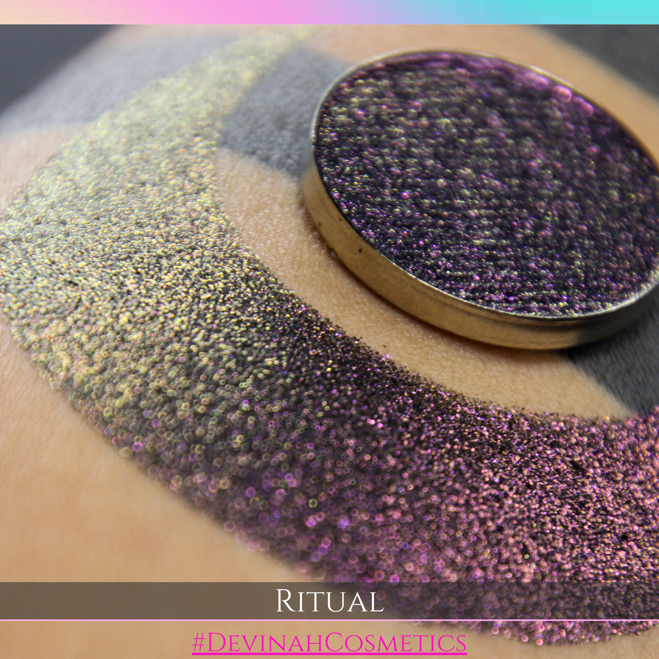 Ritual purple bronze shifting multichrome duochrome eyeshadow
