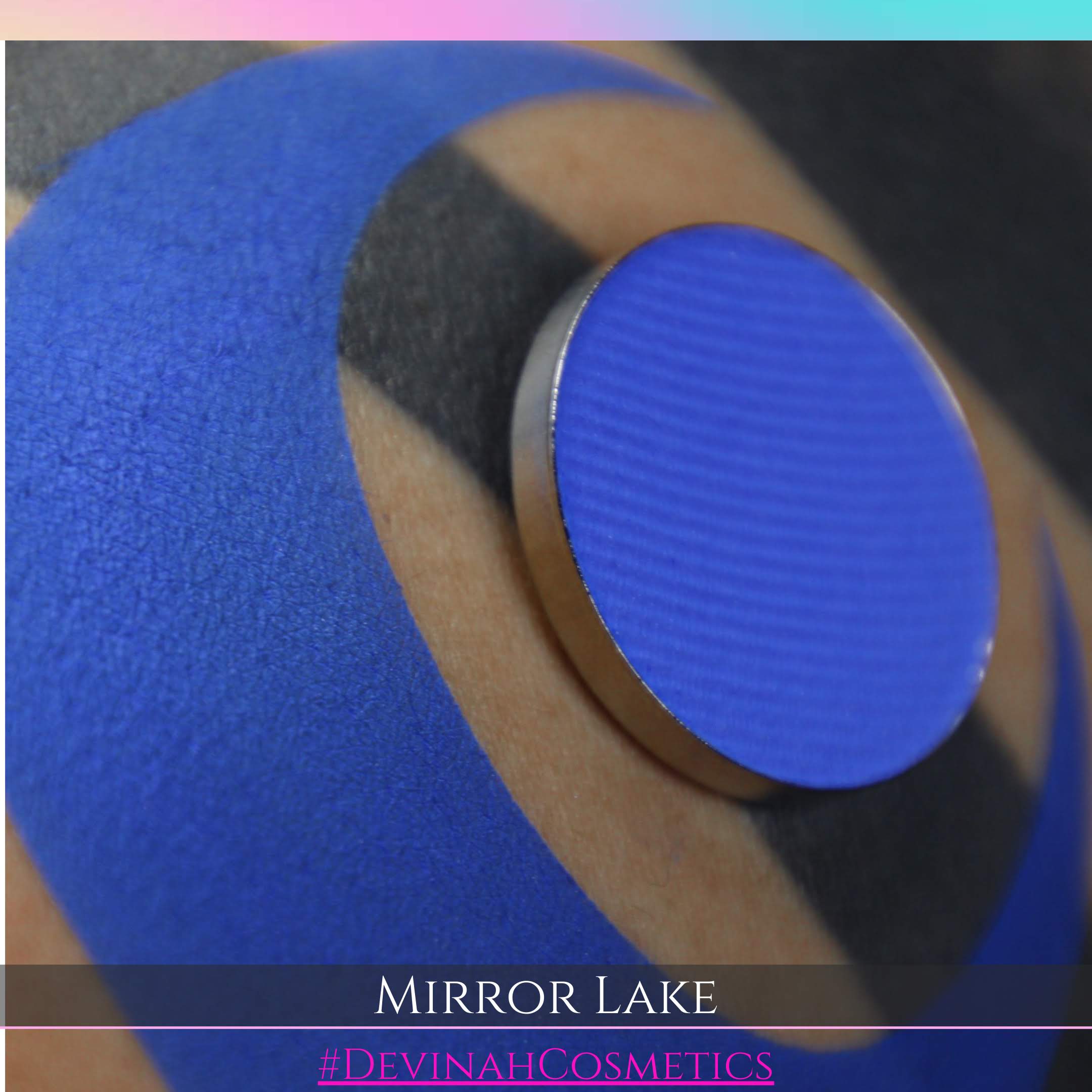 marine deep sea blue matte eyeshadow