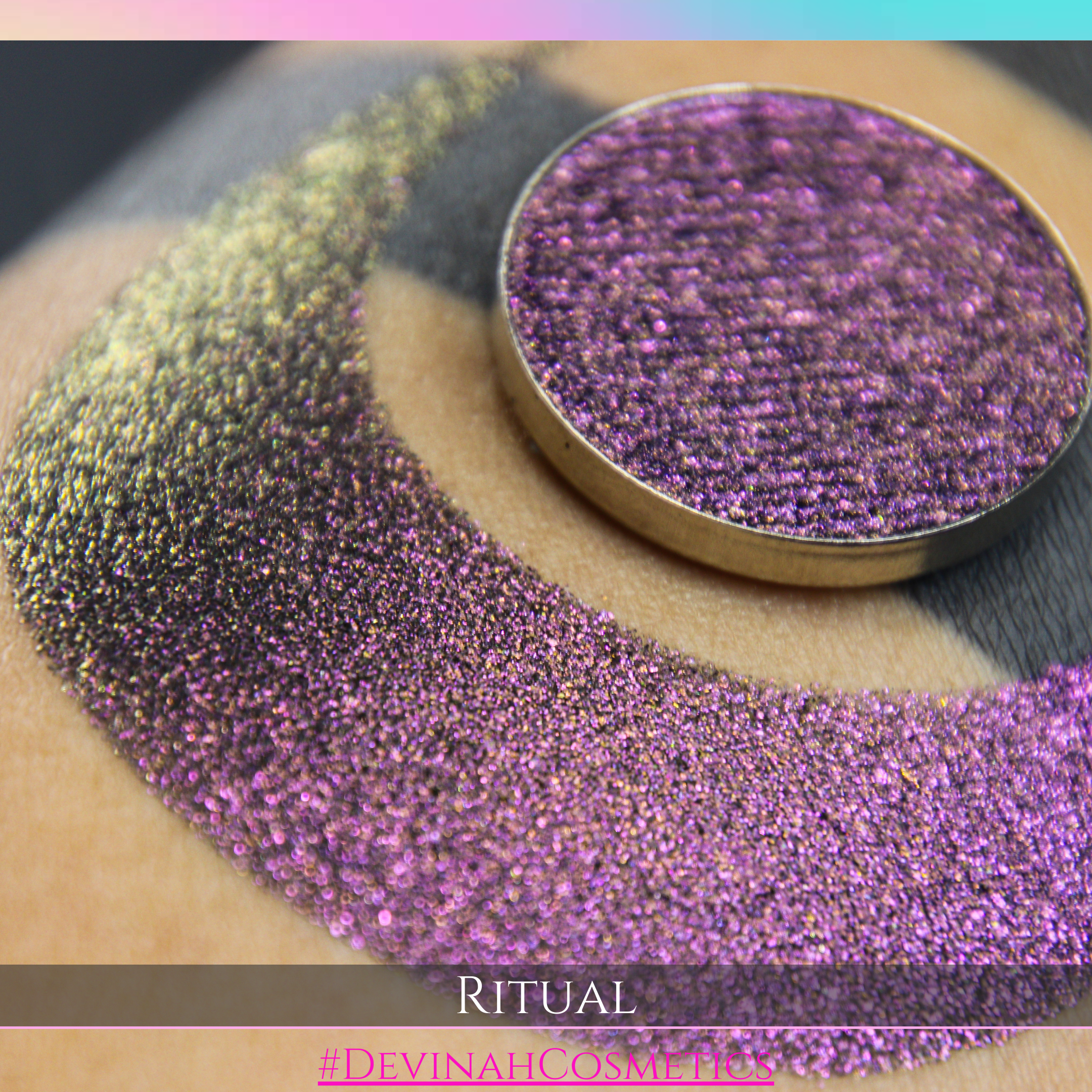 Ritual purple bronze shifting multichrome duochrome eyeshadow