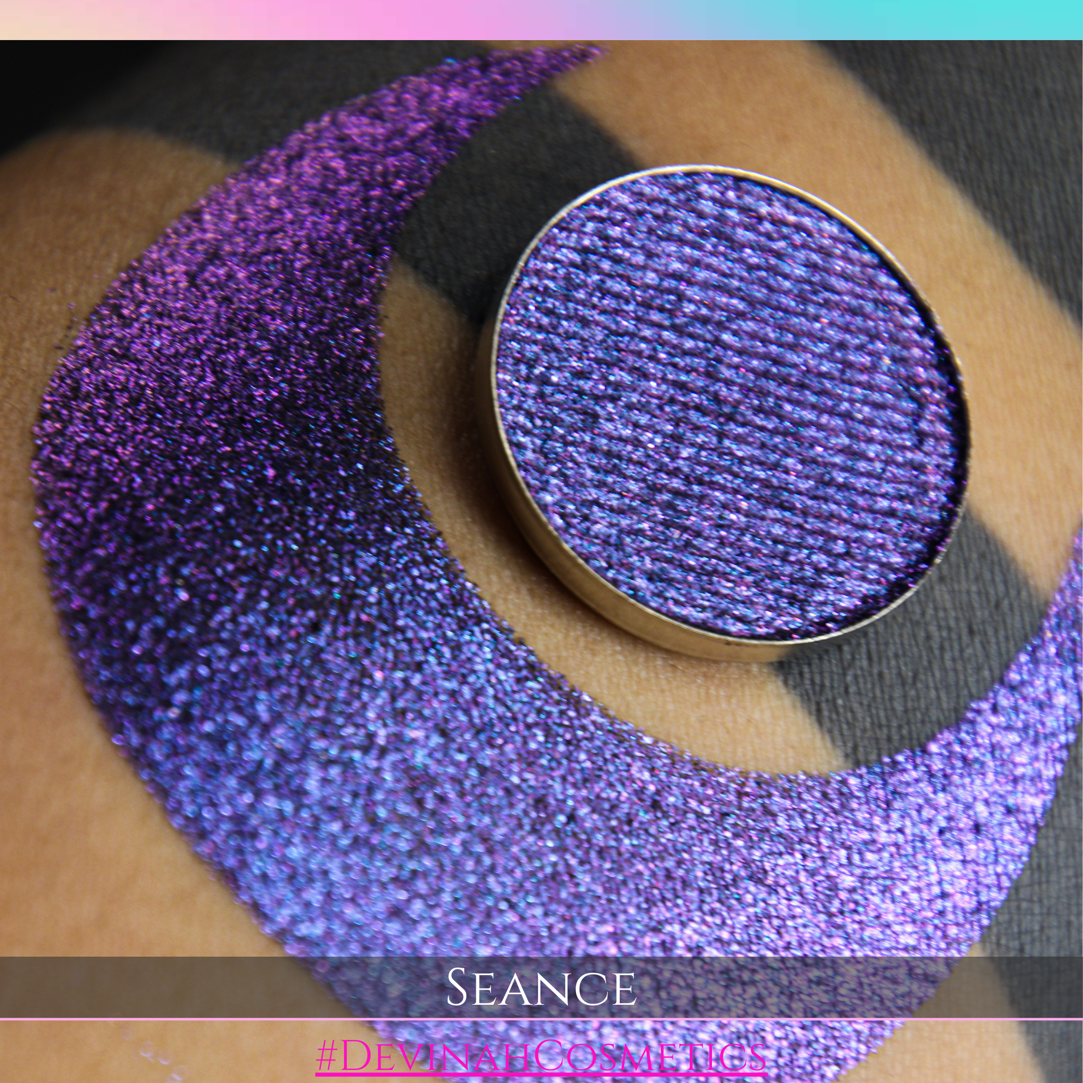 Seance royal blue royal purple shifting duochrome multichrome eyeshadow