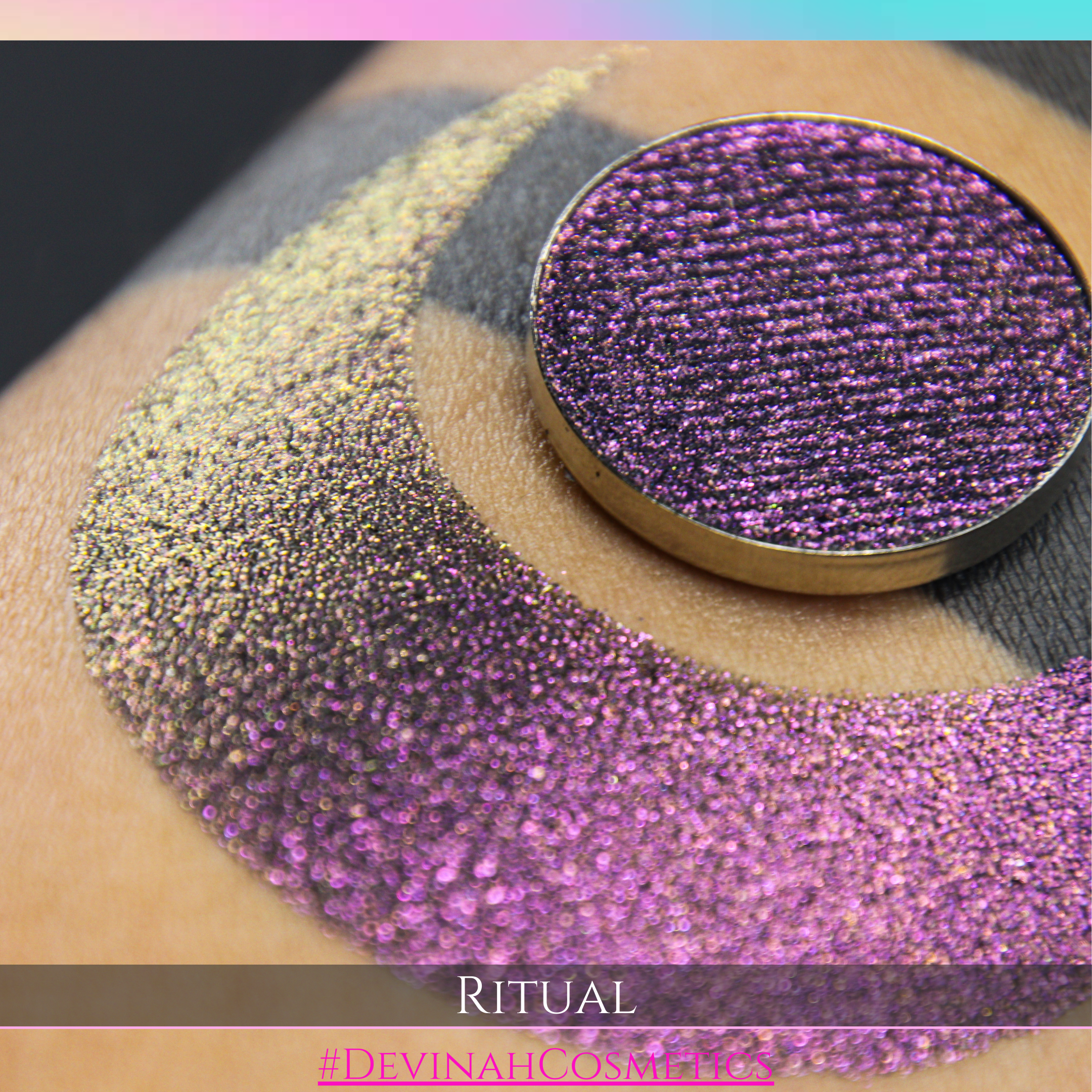 Ritual purple bronze shifting multichrome duochrome eyeshadow