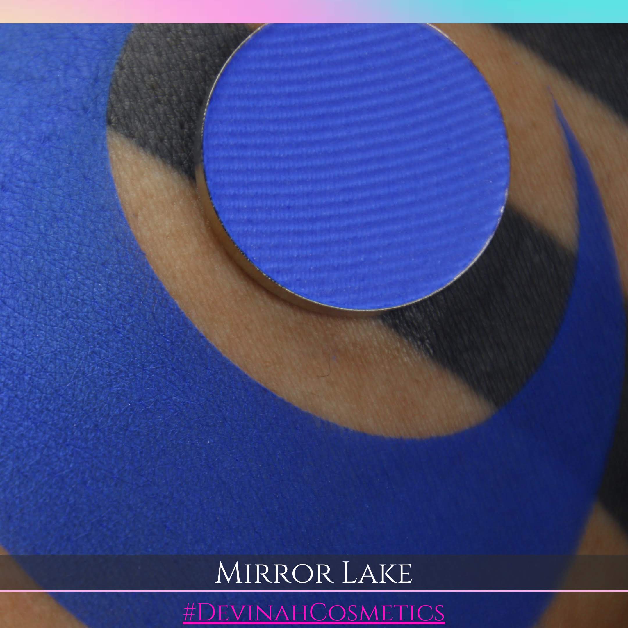 marine deep sea blue matte eyeshadow
