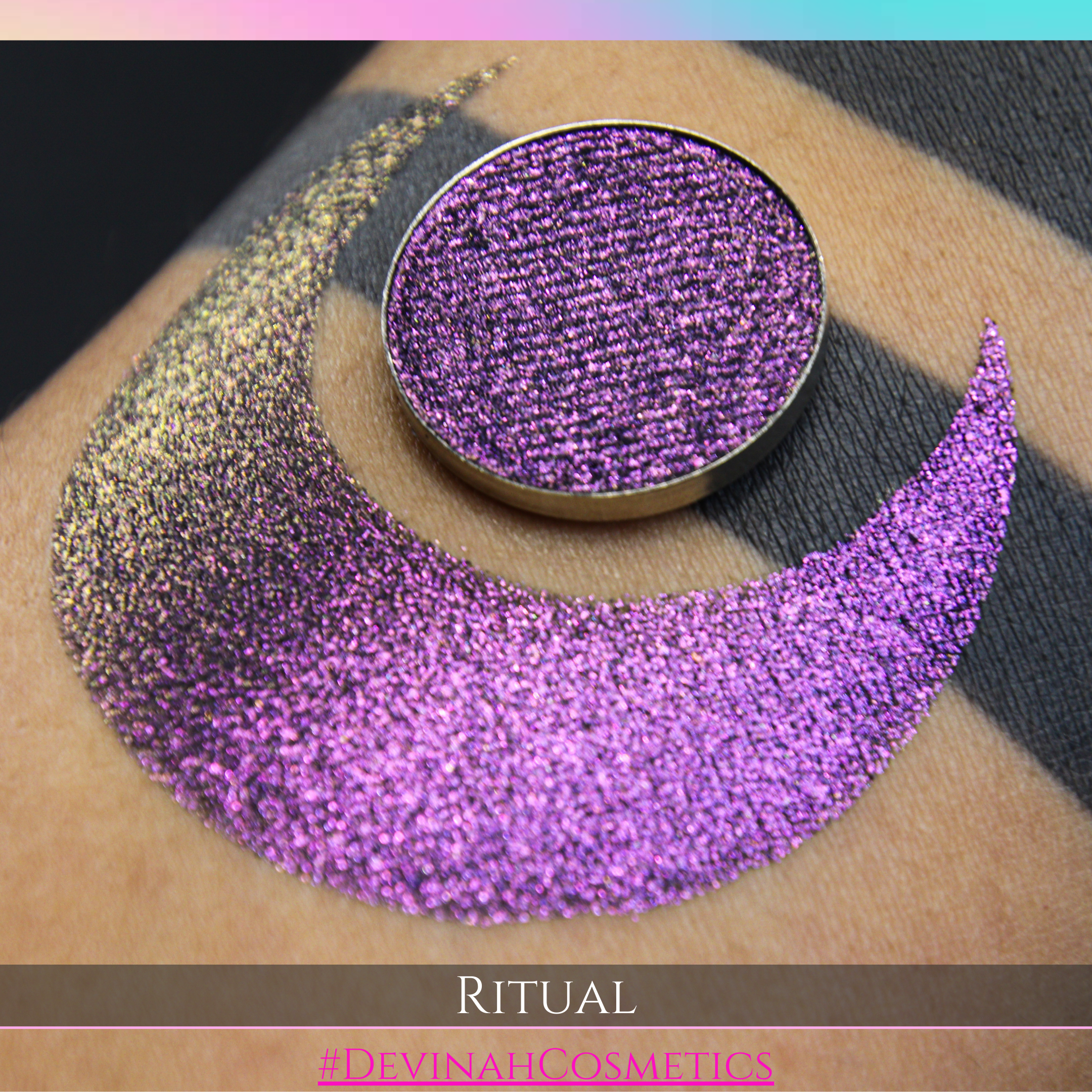 Ritual purple bronze shifting multichrome duochrome eyeshadow