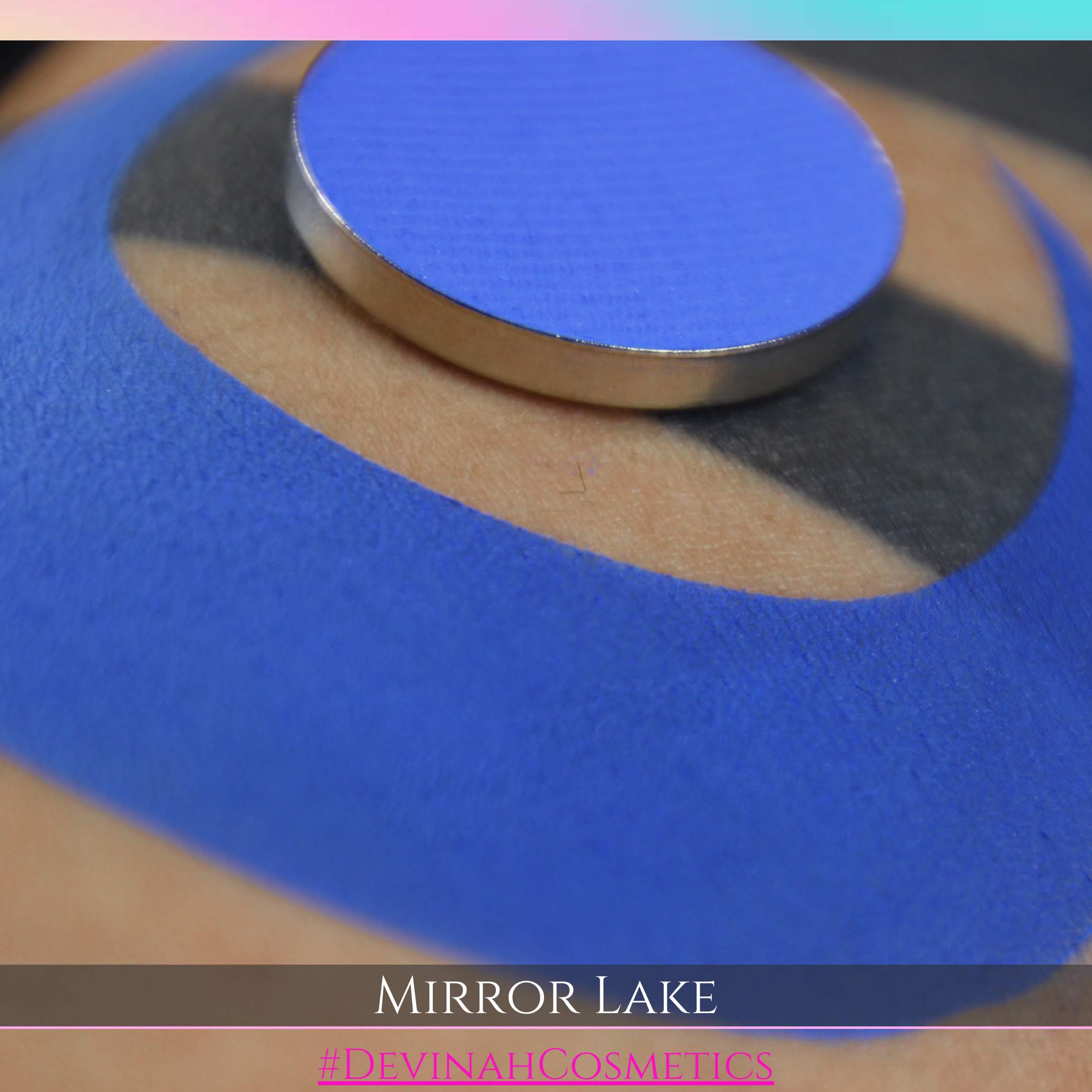 marine deep sea blue matte eyeshadow