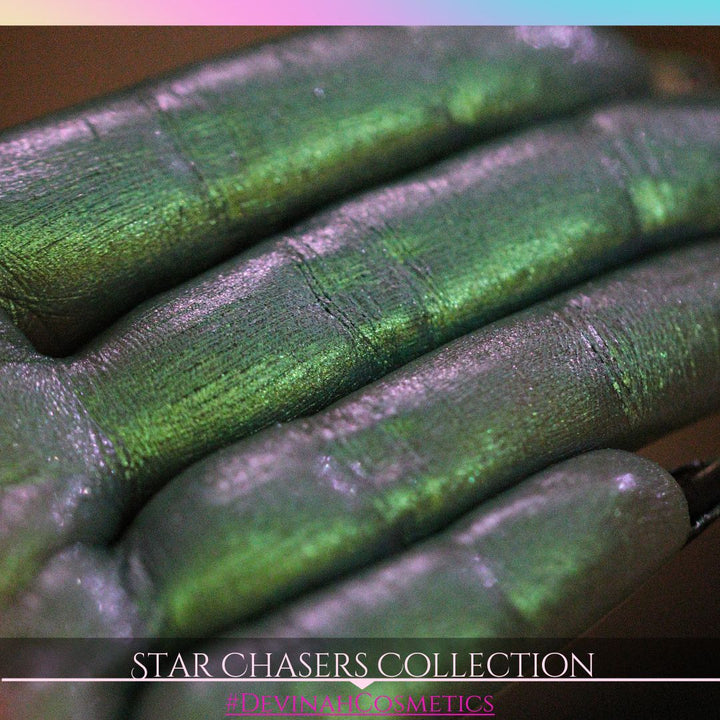 Star Chaser duochrome multichome eyeshadow eye shadow blue teal pink green