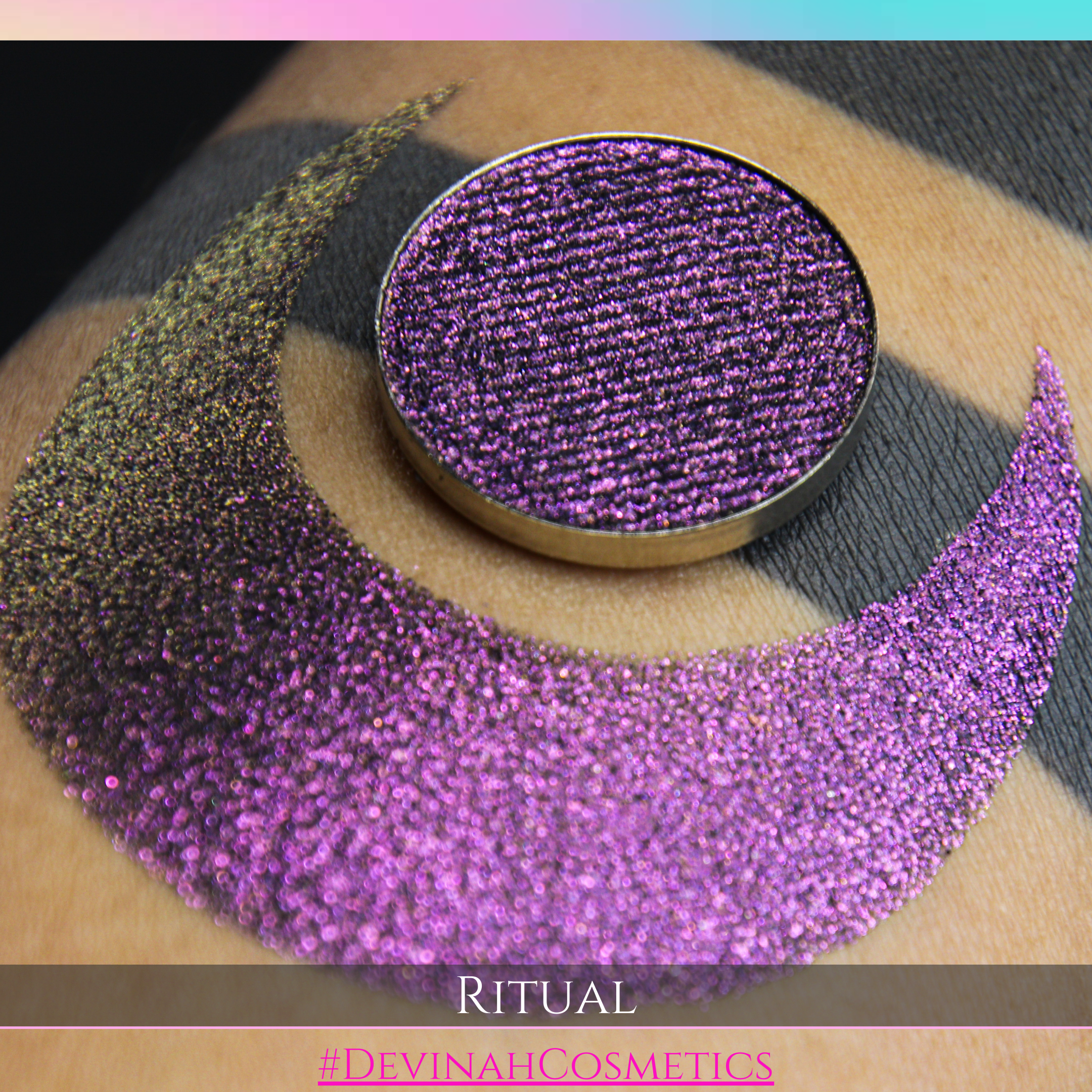 Ritual purple bronze shifting multichrome duochrome eyeshadow