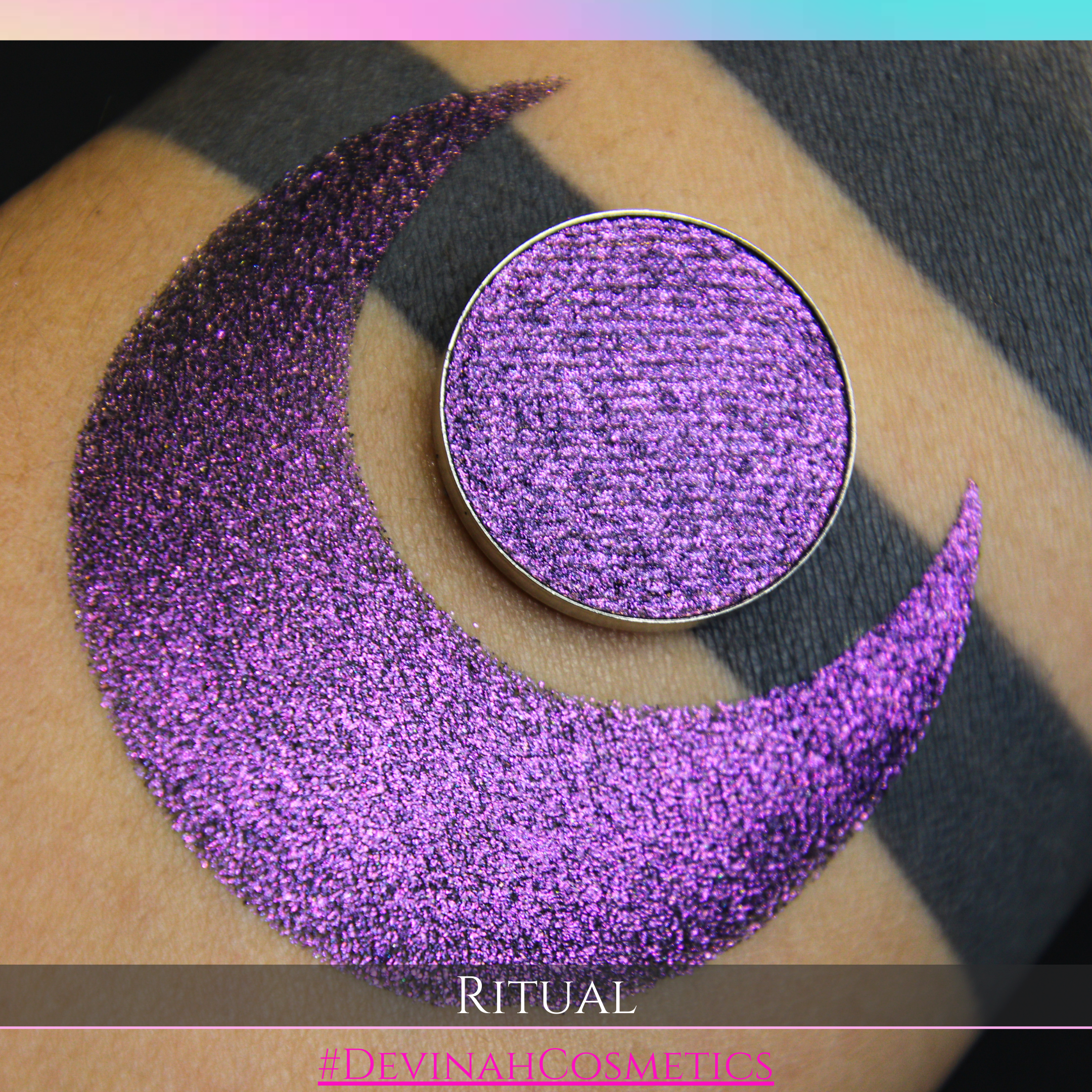 Ritual purple bronze shifting multichrome duochrome eyeshadow