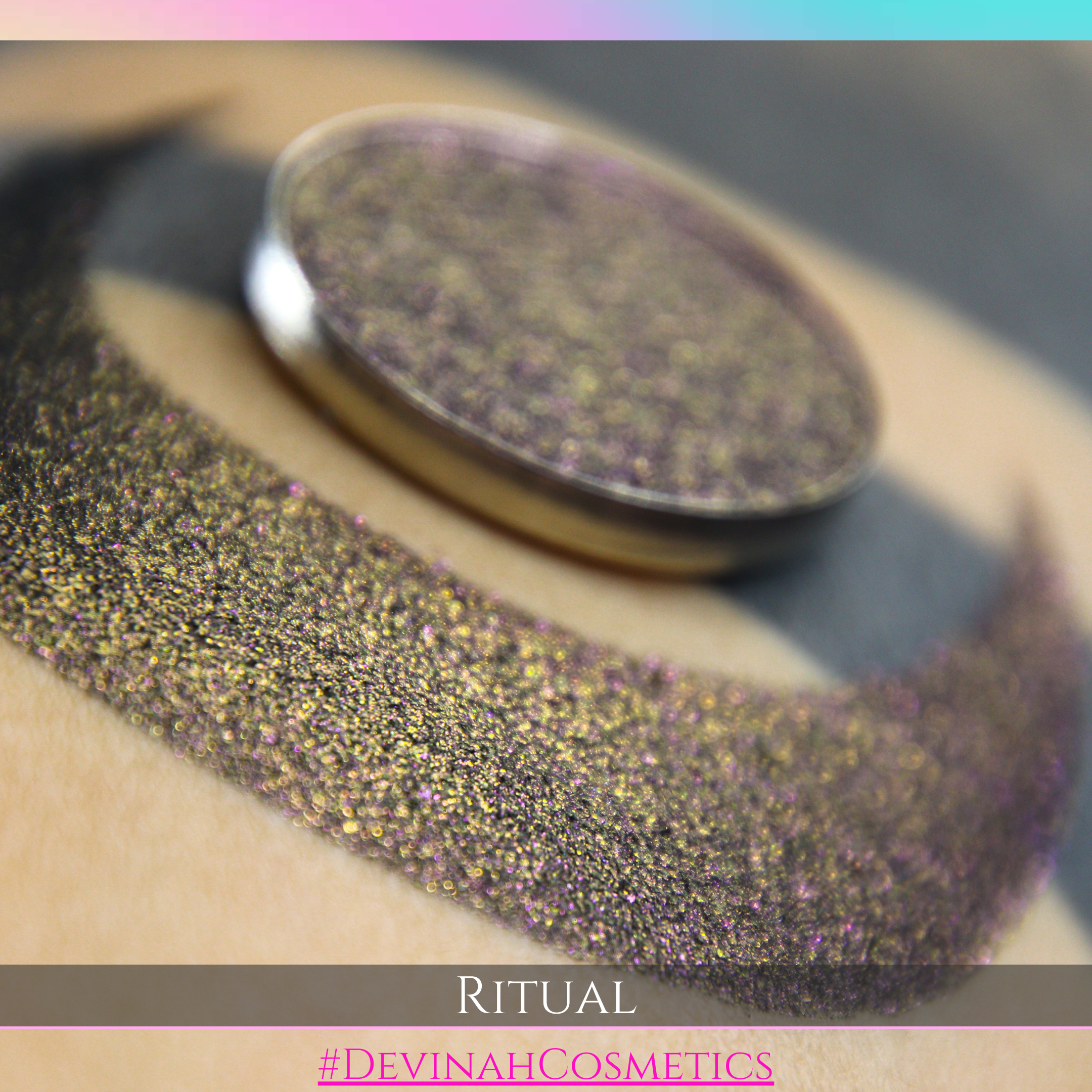 Ritual purple bronze shifting multichrome duochrome eyeshadow