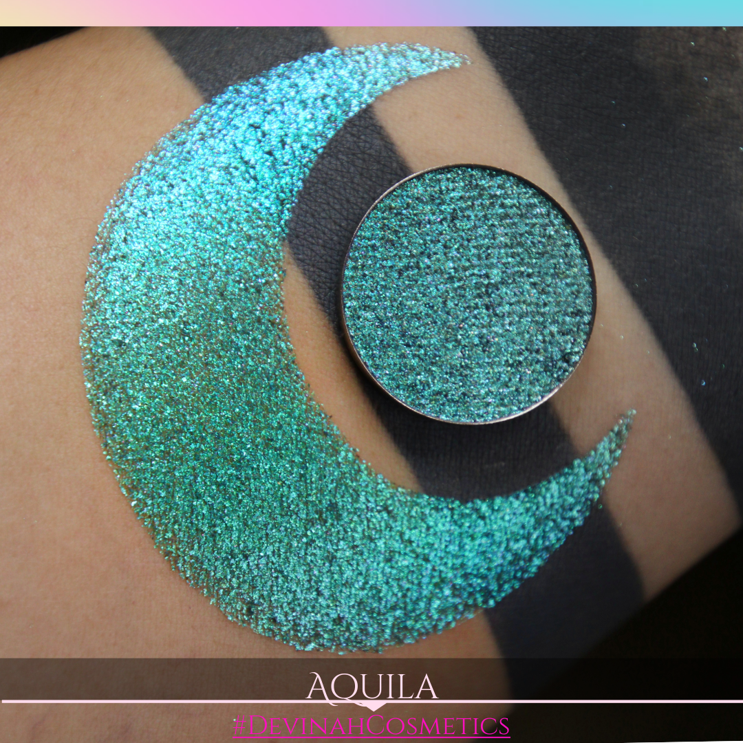 Star Chaser duochrome multichome eyeshadow eye shadow pink teal green