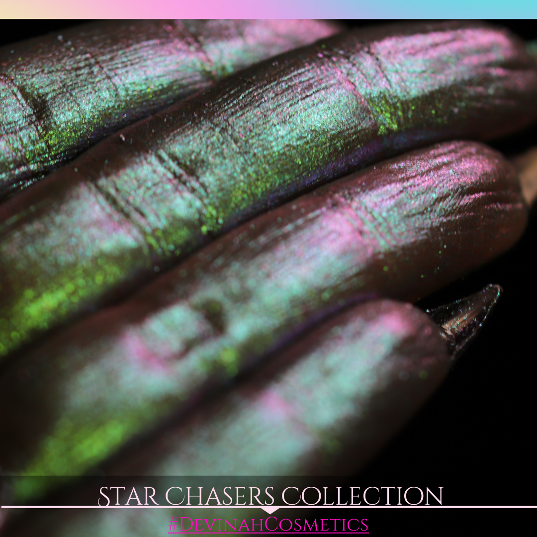 Star Chaser duochrome multichome eyeshadow eye shadow pink teal green