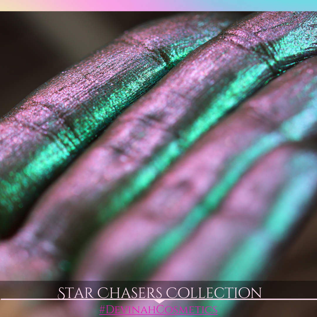 Star Chaser duochrome multichome eyeshadow eye shadow pink teal green
