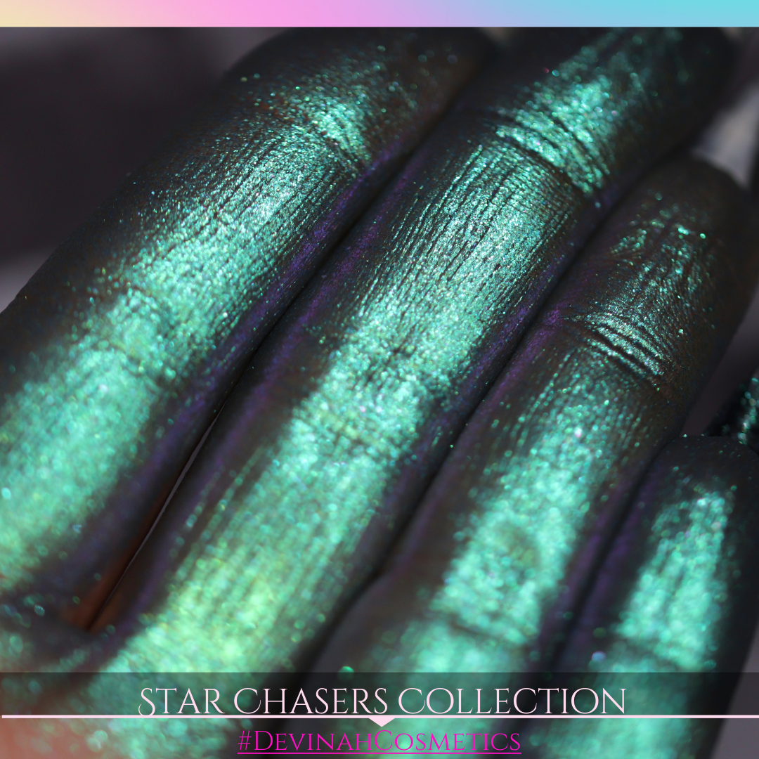 Star Chaser duochrome multichome eyeshadow eye shadow pink teal green