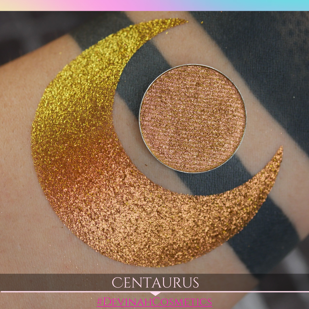 Centaurus Multichrome Duochrome Red Bronze Yellow Gold Eyeshadow trichrome eye shadow