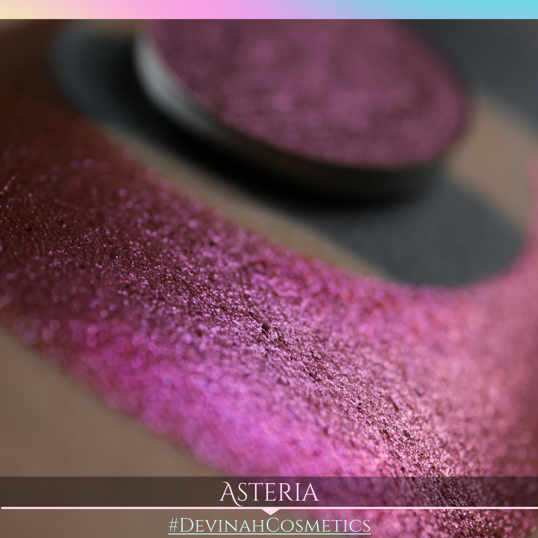 Asteria Glitter Multichrome Duochrome Color Morph Pressed Pigment Eyeshadow