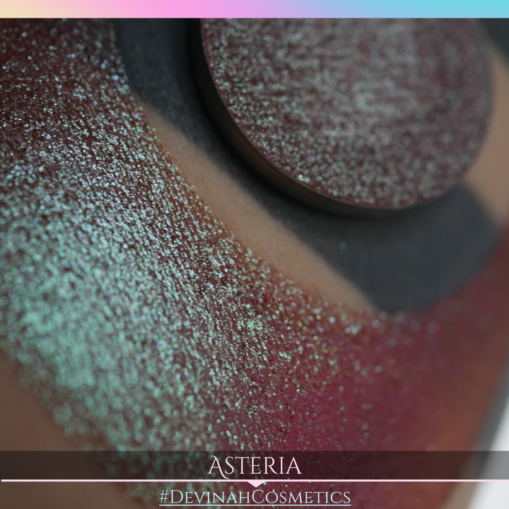 Asteria Glitter Multichrome Duochrome Color Morph Pressed Pigment Eyeshadow