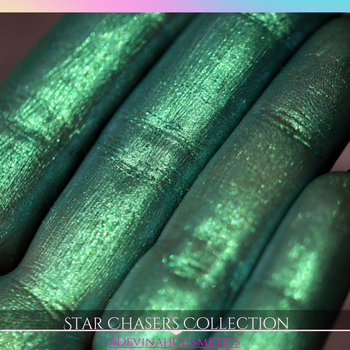 Star Chaser duochrome multichome eyeshadow eye shadow blue teal pink green