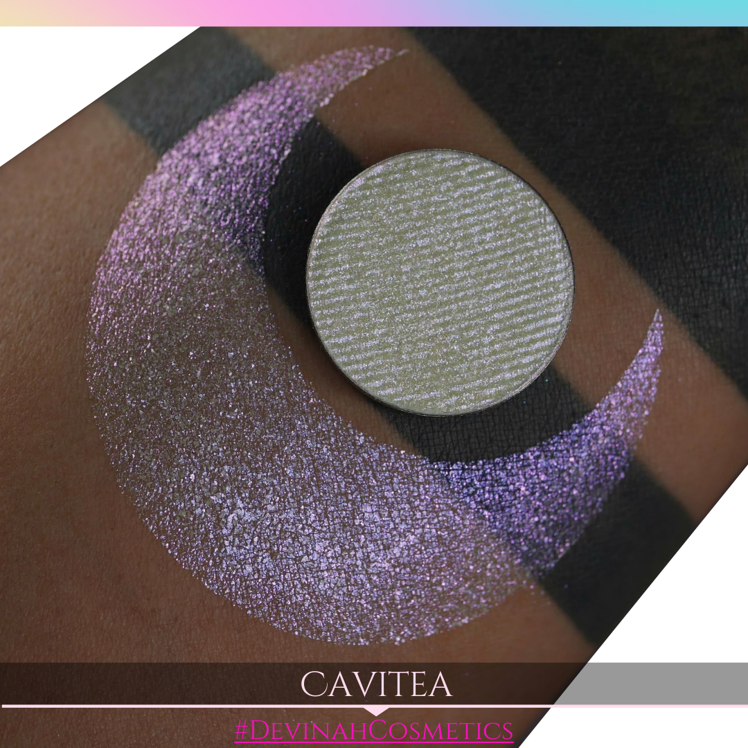 Cavitea Sugar Drops purple red orange yellow sparkle eyeshadow