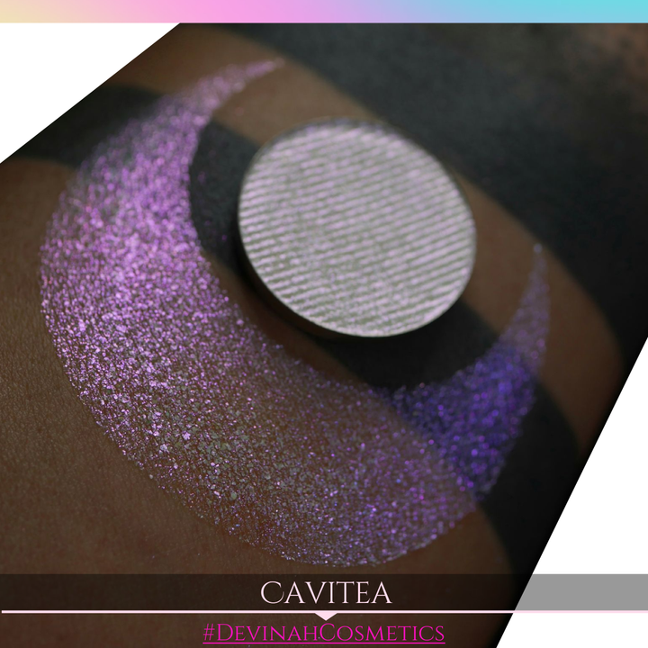 Cavitea Sugar Drops purple red orange yellow sparkle eyeshadow