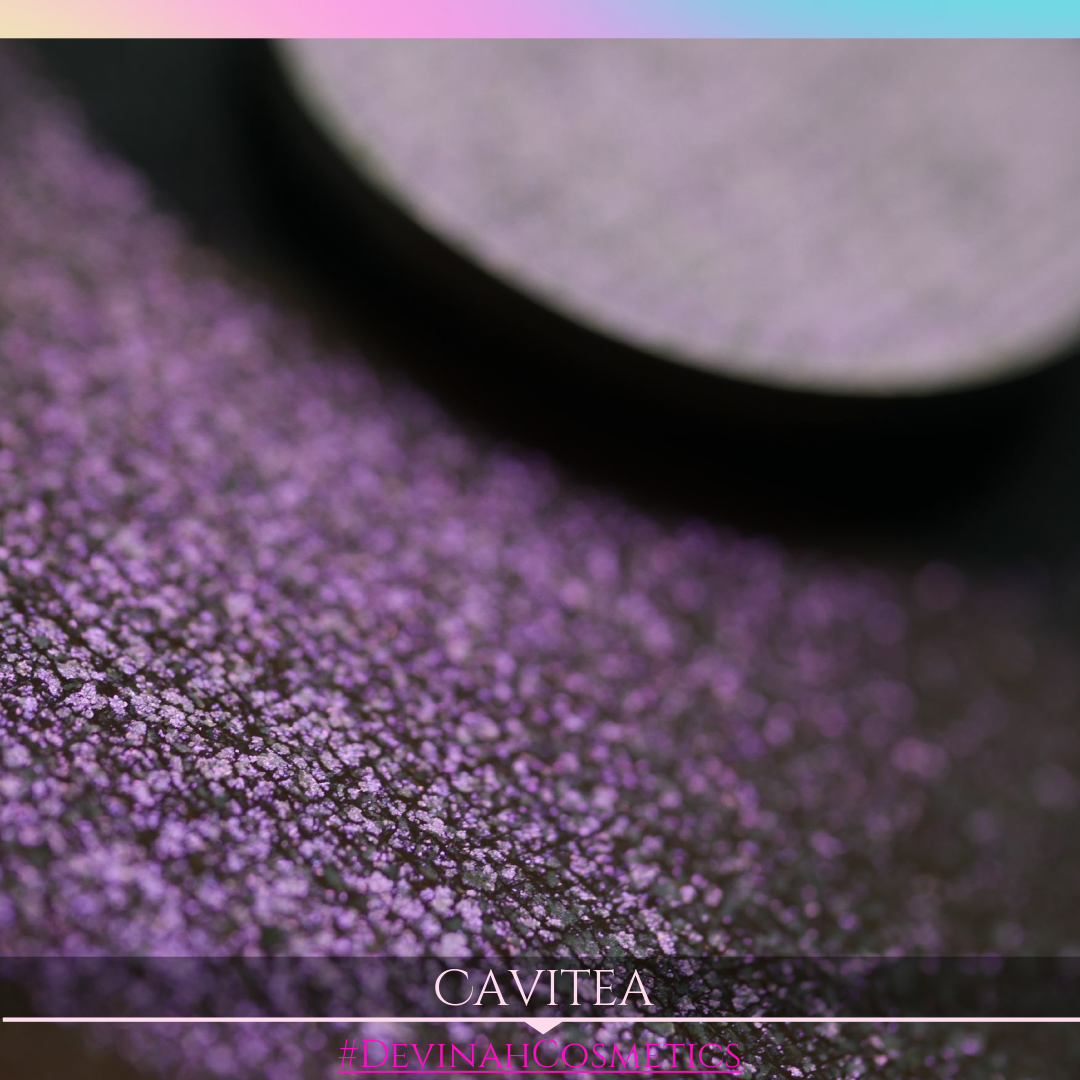 Cavitea Sugar Drops purple red orange yellow sparkle eyeshadow