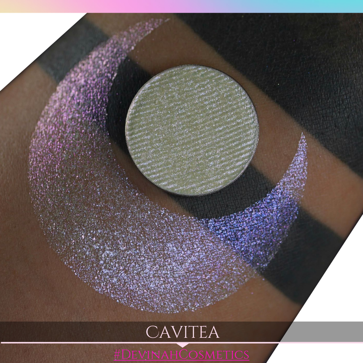 Cavitea Sugar Drops purple red orange yellow sparkle eyeshadow