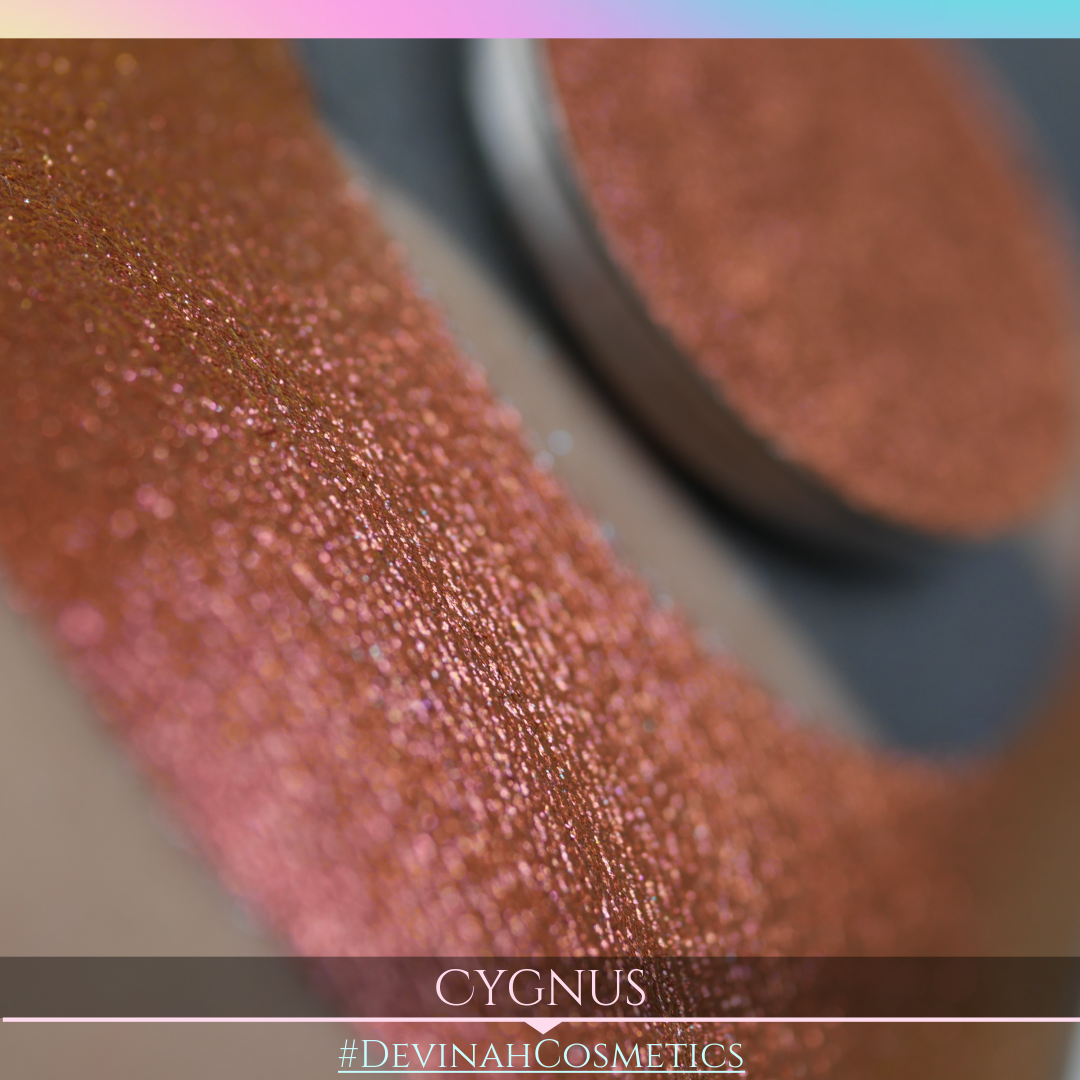 Cygnus Glitter Multichrome Duochrome Color Morph Pressed Pigment Eyeshadow