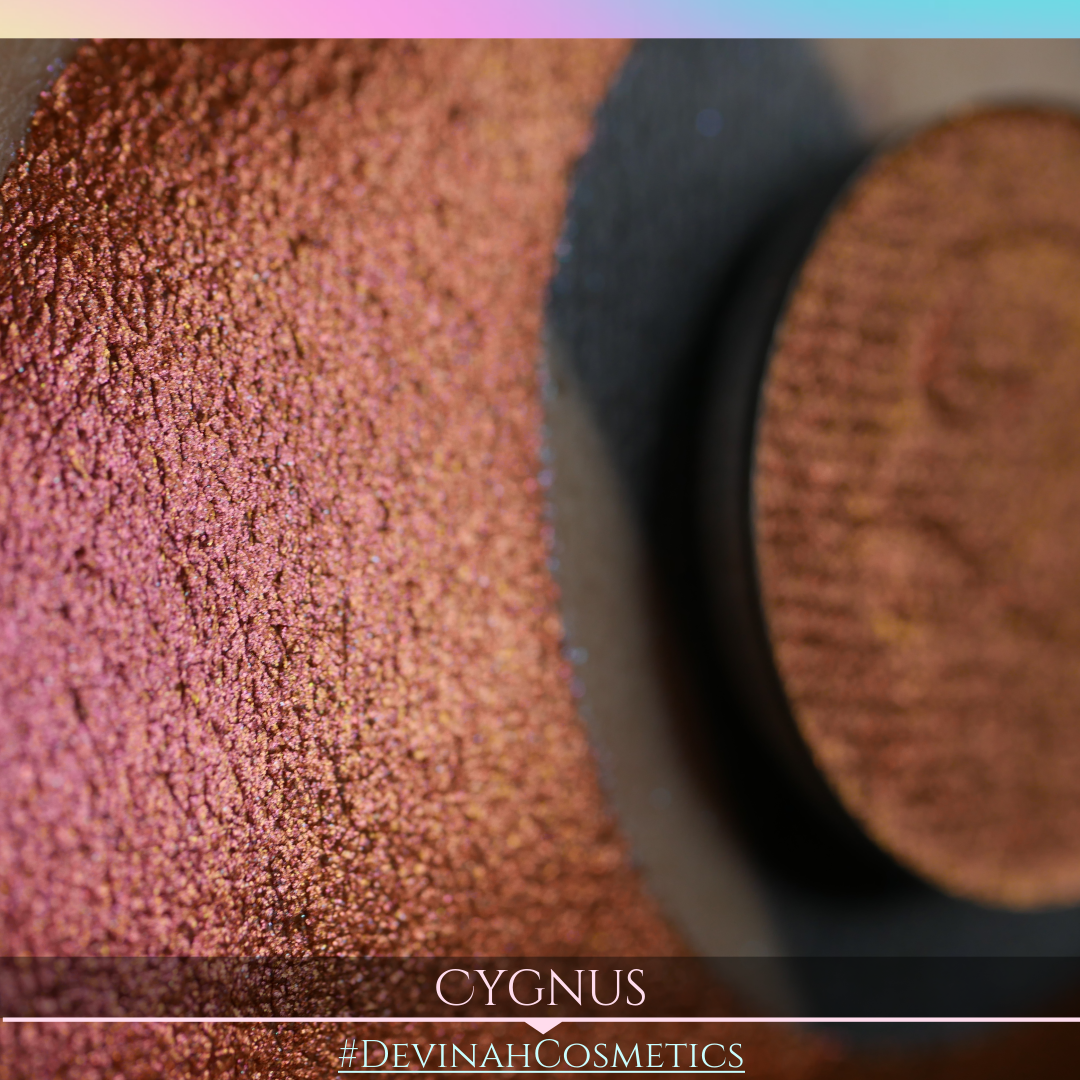 Cygnus Glitter Multichrome Duochrome Color Morph Pressed Pigment Eyeshadow