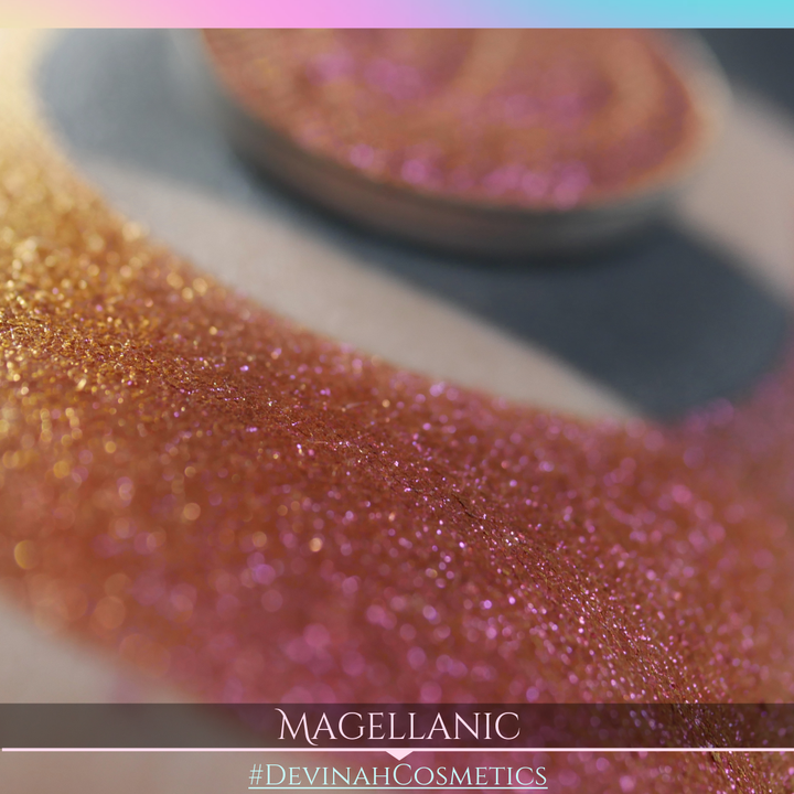 Magellanic Glitter Multichrome Duochrome Color Morph Pressed Pigment Eyeshadow