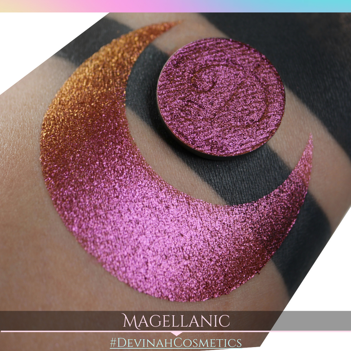 Magellanic Glitter Multichrome Duochrome Color Morph Pressed Pigment Eyeshadow