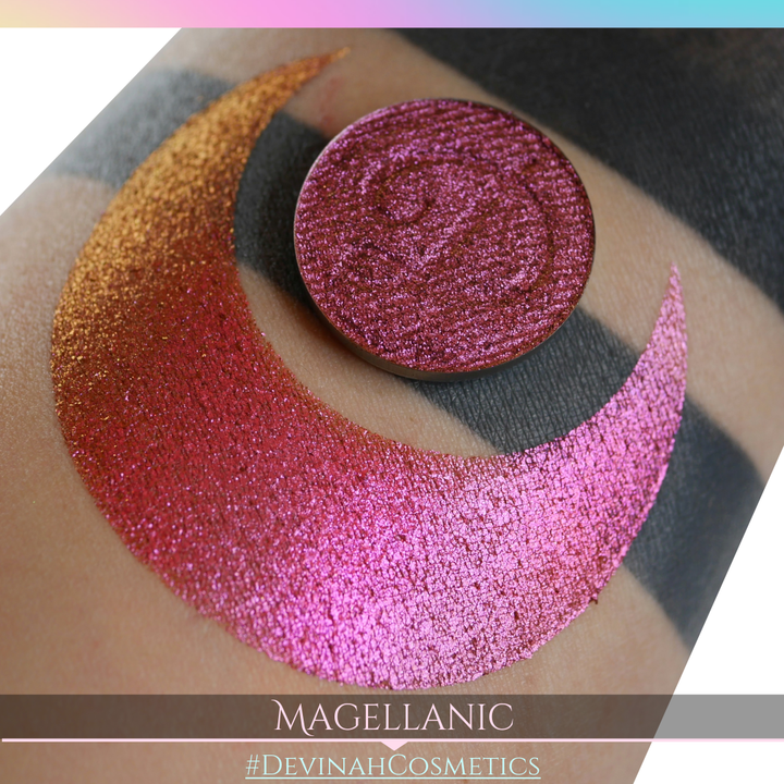 Magellanic Glitter Multichrome Duochrome Color Morph Pressed Pigment Eyeshadow