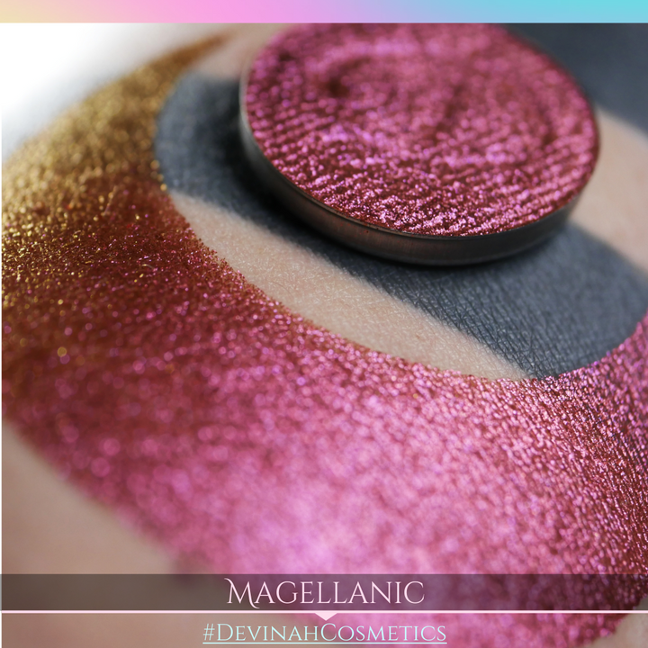 Magellanic Glitter Multichrome Duochrome Color Morph Pressed Pigment Eyeshadow