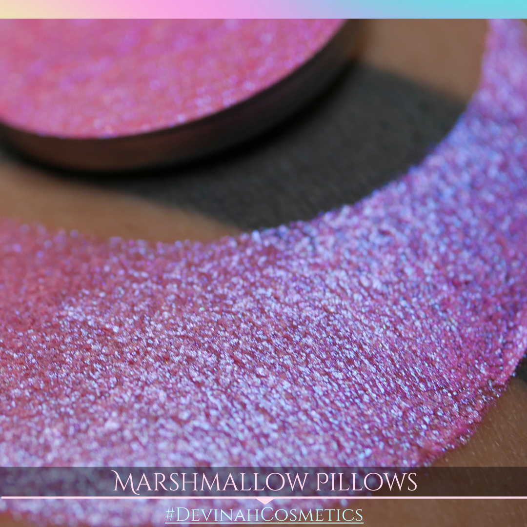 Marshmallow Pillows Glitter Multichrome Duochrome Color Morph Pressed Pigment Eyeshadow