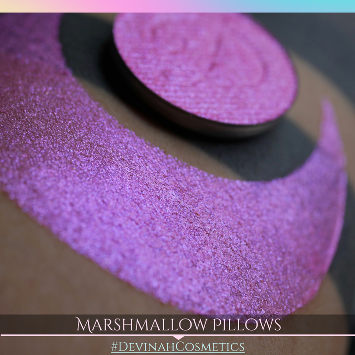 Marshmallow Pillows Glitter Multichrome Duochrome Color Morph Pressed Pigment Eyeshadow