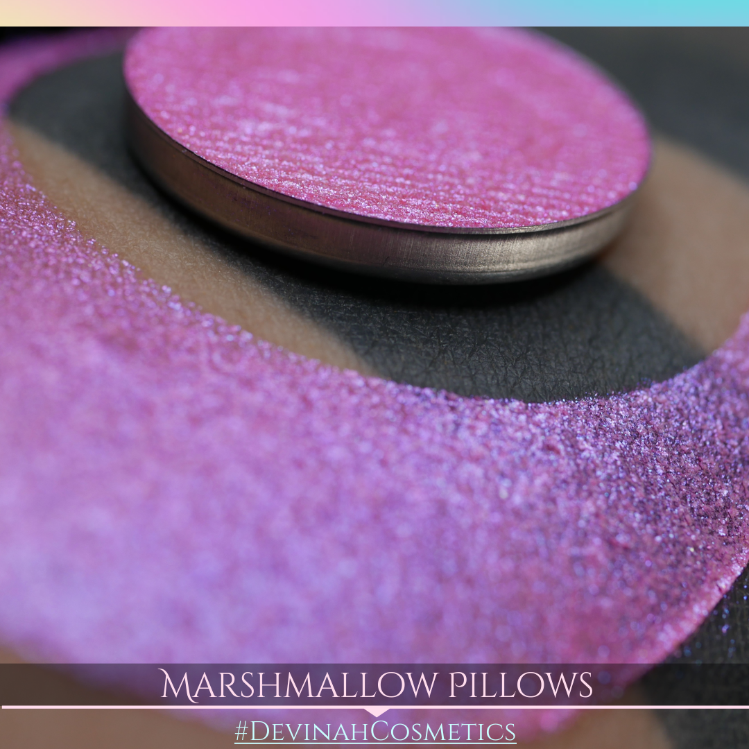 Marshmallow Pillows Glitter Multichrome Duochrome Color Morph Pressed Pigment Eyeshadow