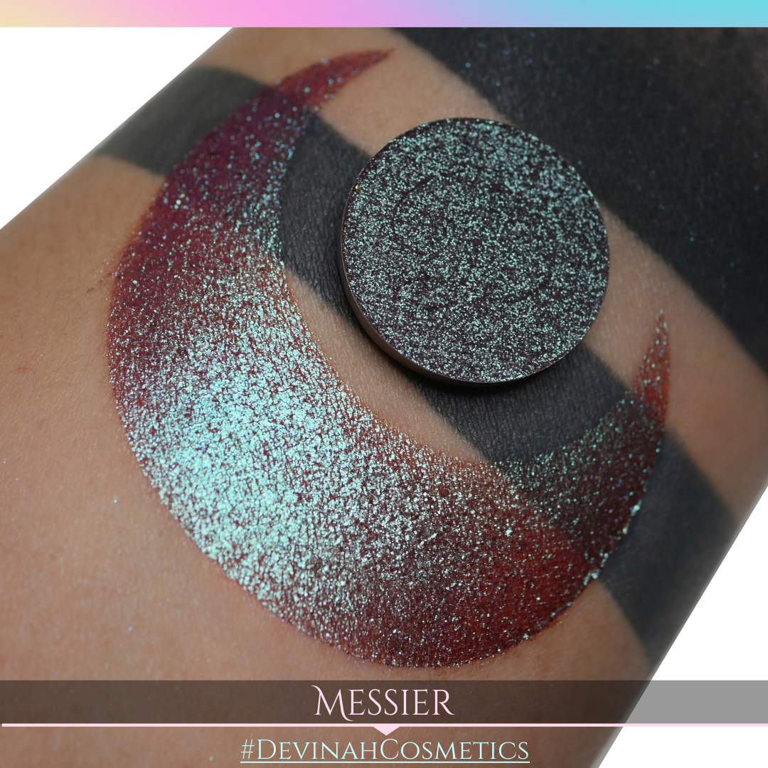 Messier Glitter Multichrome Duochrome Color Morph Pressed Pigment Eyeshadow