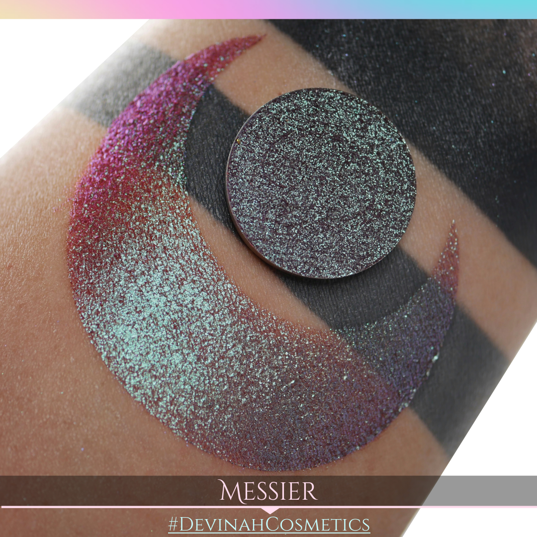 Messier Glitter Multichrome Duochrome Color Morph Pressed Pigment Eyeshadow