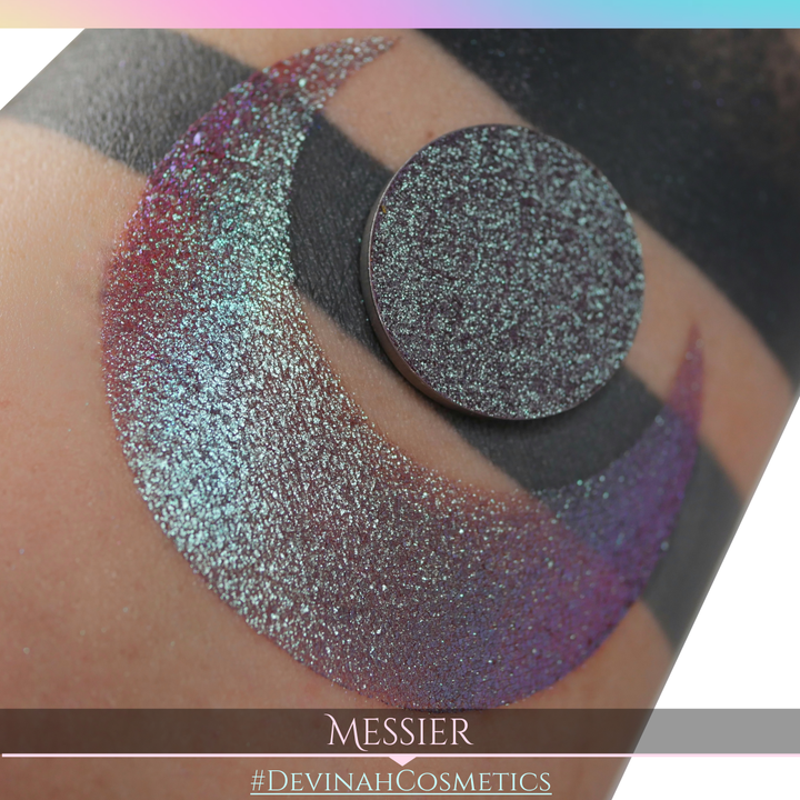 Messier Glitter Multichrome Duochrome Color Morph Pressed Pigment Eyeshadow