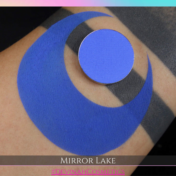 marine deep sea blue matte eyeshadow