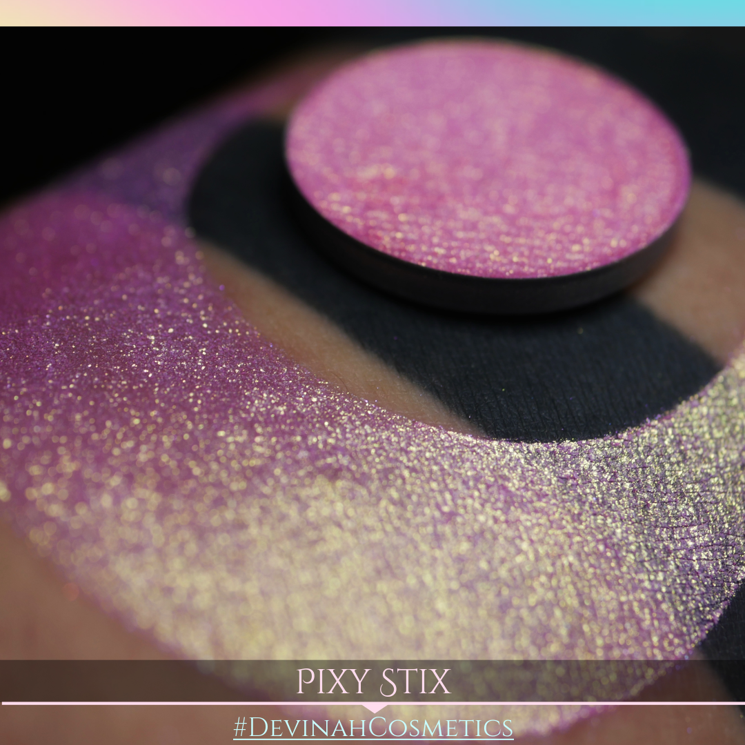 Pixy Stix Glitter Multichrome Duochrome Color Morph Pressed Pigment Eyeshadow