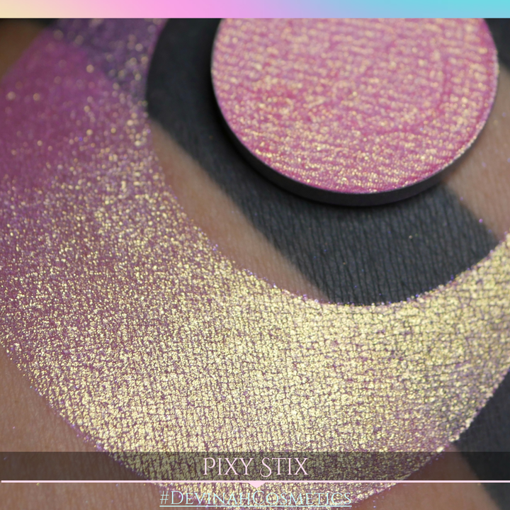 Pixy Stix Glitter Multichrome Duochrome Color Morph Pressed Pigment Eyeshadow