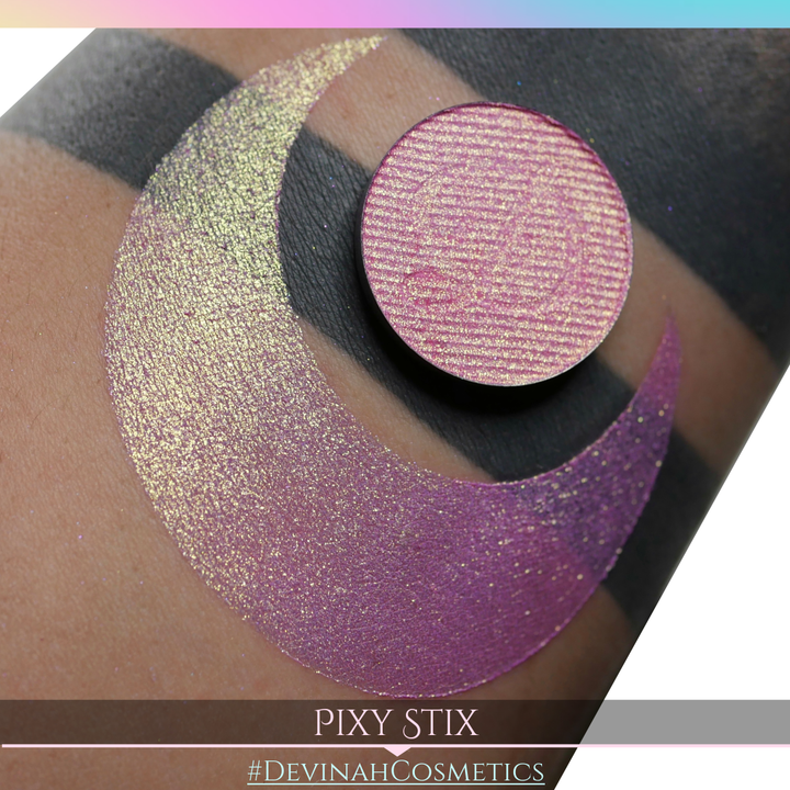 Pixy Stix Glitter Multichrome Duochrome Color Morph Pressed Pigment Eyeshadow