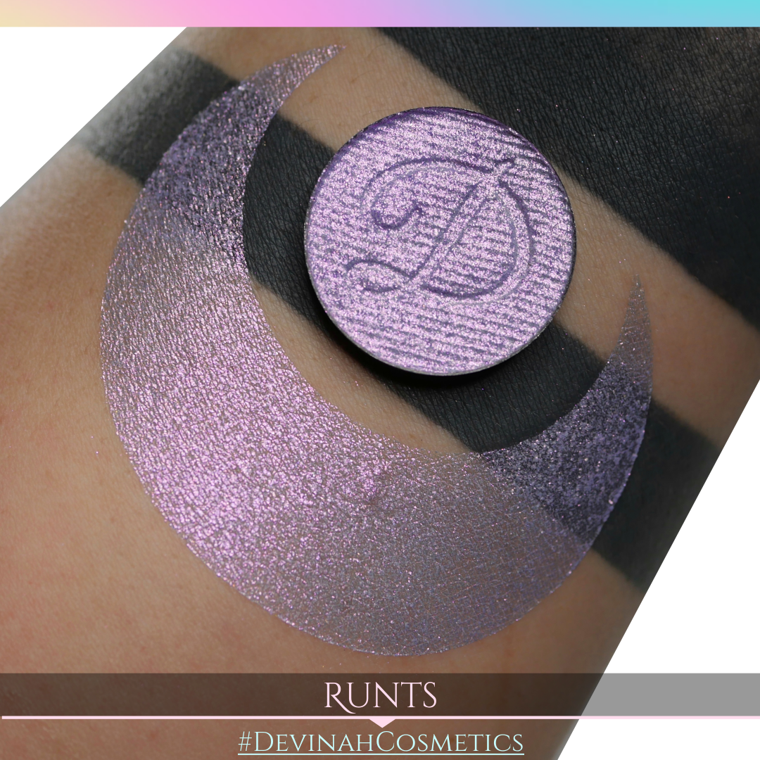 Runts Glitter Multichrome Duochrome Color Morph Pressed Pigment Eyeshadow